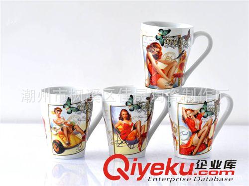 【寵物樂園】廠家直銷創(chuàng)意陶瓷禮品杯子 貓狗圖案陶瓷馬克杯