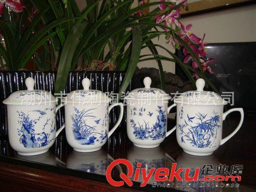 精品熱銷 中號帶蓋骨瓷杯子 日用骨瓷杯子原始圖片2