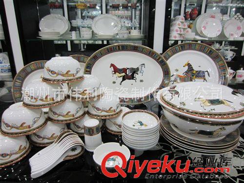 長期批發(fā)陶瓷碗 家居用品餐具 碗匙套裝