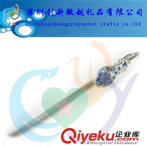 青花瓷書簽，臉譜書簽，金屬書簽，廠家專業(yè)定做原始圖片2