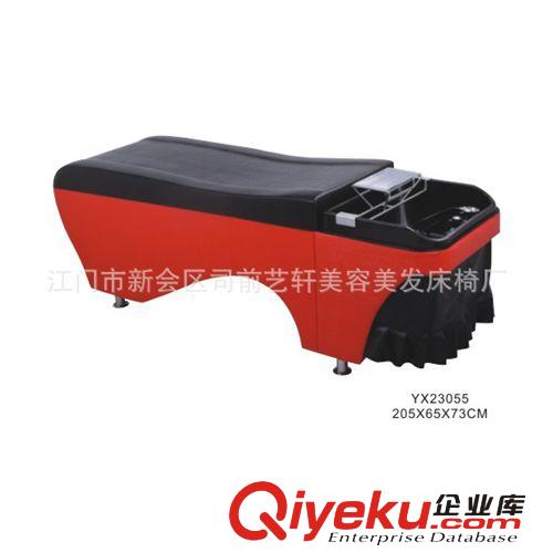 廠家供應(yīng)YX23055紅色沖水床美發(fā)椅洗頭床系列原始圖片3