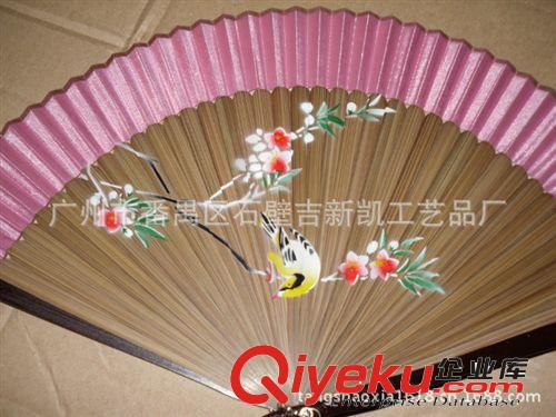 【熱銷精品】批發(fā)供應(yīng)優(yōu)質(zhì)噴繪折疊布扇（精致折扇）原始圖片3