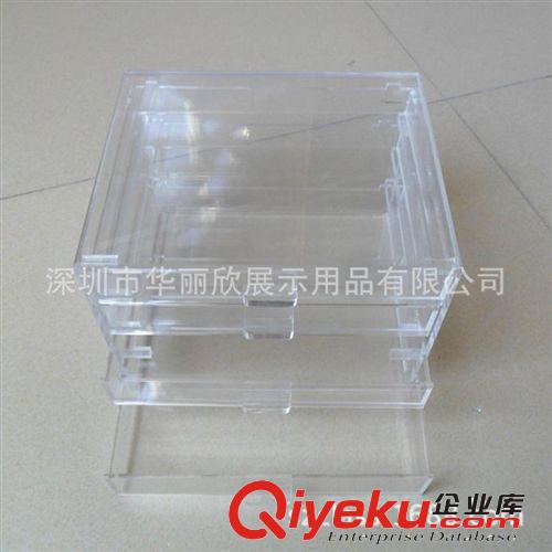 廠家直銷H106型滑軌式珠寶收納專用亞克力珠寶盒 亞加力抽屜盒原始圖片3