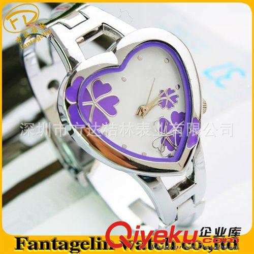 廠家供應(yīng)心形手鐲手表 女裝休閑禮品手表 可批發(fā) 定制LOGO原始圖片3