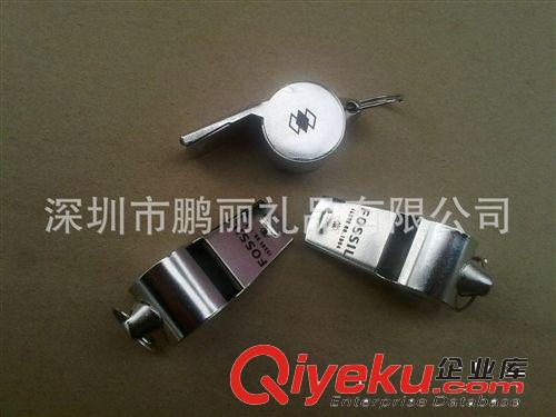 供應(yīng)金色環(huán)保不銹鋼金屬口哨，警哨，教練哨子原始圖片3