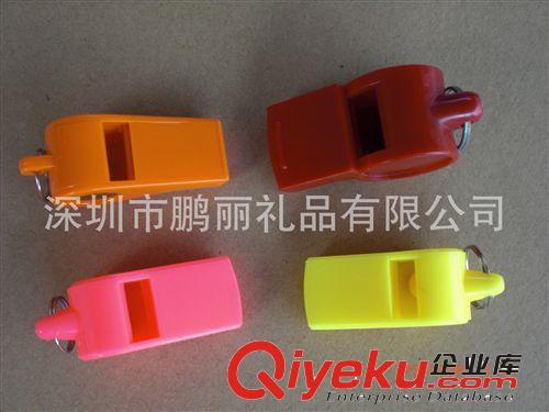 廠家供應ABS中號塑料口哨，哨繩原始圖片2
