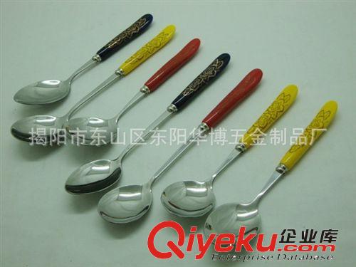 供應青花餐具 新款花色勺筷兩件套