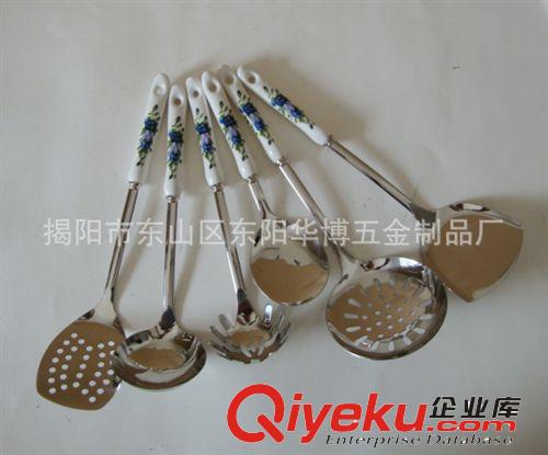 供應不銹鋼廚房好幫手 陶瓷廚具七件套 韓國陶瓷廚具原始圖片2