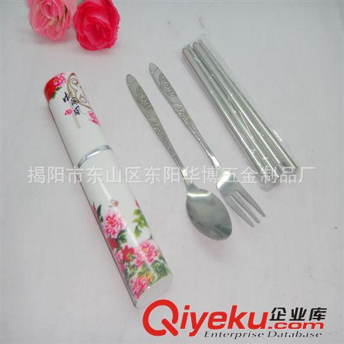 供應(yīng)33#中國風(fēng)餐具 笑臉勺叉套裝原始圖片3