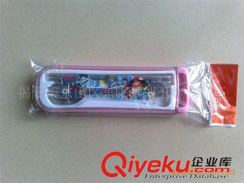 供應新奇特兒童餐具 不銹鋼餐具三件套 兒童的{zj0}餐具原始圖片2