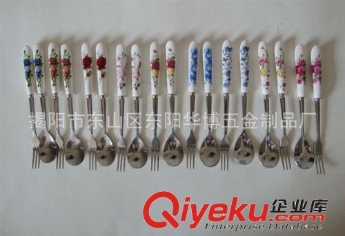 中秋佳節(jié) 專(zhuān)業(yè)月餅刀叉定做 陶瓷柄月餅刀叉原始圖片2