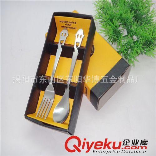 批發tj創意小禮品 結婚實用禮物 叉勺餐具二件套裝禮盒原始圖片3