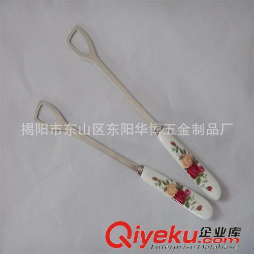 供應(yīng)陶瓷柄攪拌棒 不銹鋼禮品餐具原始圖片3