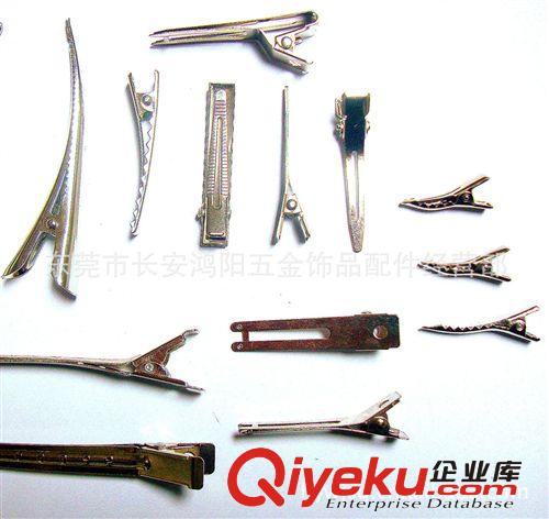 【一字發(fā)夾批發(fā)】鴨嘴發(fā)夾 彩色水滴夾 單叉夾 自動彈片夾原始圖片3
