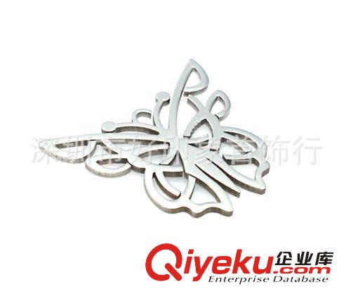 廠家直銷情侶吊墜 不銹鋼蝴蝶飾品吊墜 韓國項鏈吊墜原始圖片3