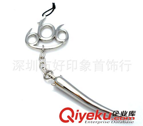 供應{zx1}設計精巧時尚3個6掛鋼色辣椒形吊墜 gd創意飾品吊墜原始圖片2