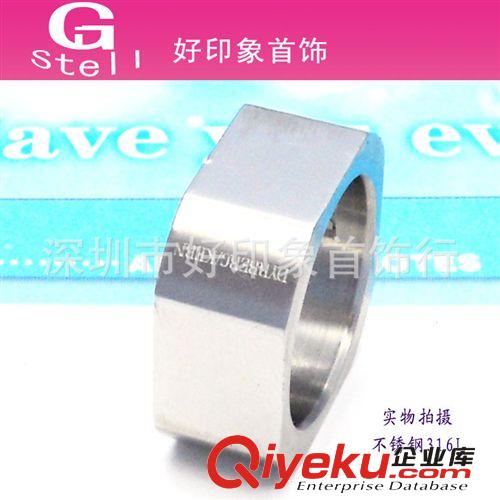 供應金屬鑄造鑲石戒指 創意時尚戒指指環 鈦鋼鑲鉆石戒指專賣