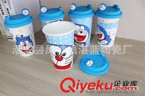 機器貓卡通牛奶情侶可愛水杯子原始圖片3