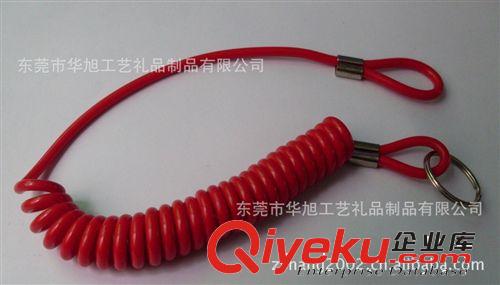 供應(yīng)優(yōu)質(zhì)環(huán)保PU/EVA塑料彈簧繩，彈簧鑰匙鏈 廠家直銷促銷禮品原始圖片2
