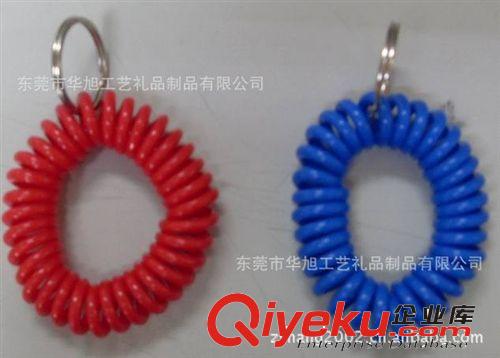 廠(chǎng)家直銷(xiāo)優(yōu)質(zhì)環(huán)保PU/EVA塑料彈簧繩，Y-2彈簧繩圈,塑料匙扣原始圖片2