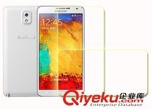 大量銷售三星9500/note3手機(jī)鋼化玻璃膜，高清玻璃保護(hù)膜原始圖片3