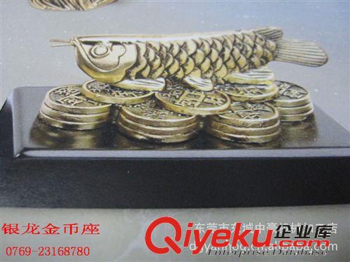 代理加工USA外單帶LOGO標志的合金工藝品 雙鯉躍龍門，來料加工