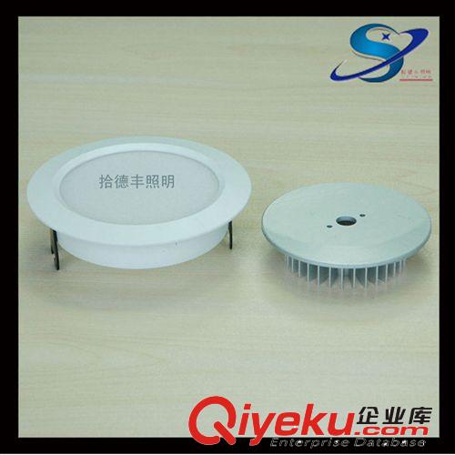 LED筒燈外殼廠家 3.5寸貼片式筒燈外殼  7W SMD車鋁筒燈外殼原始圖片3