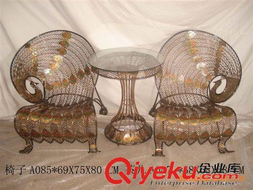 本廠代工 生產(chǎn) 歐美式 鐵藝家具 精美 鐵藝 椅子 荼幾原始圖片2
