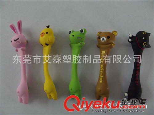 現貨：巴掌手勢繞線器 卡通手型繞線器 pvc+鐵絲長條綁線器原始圖片3
