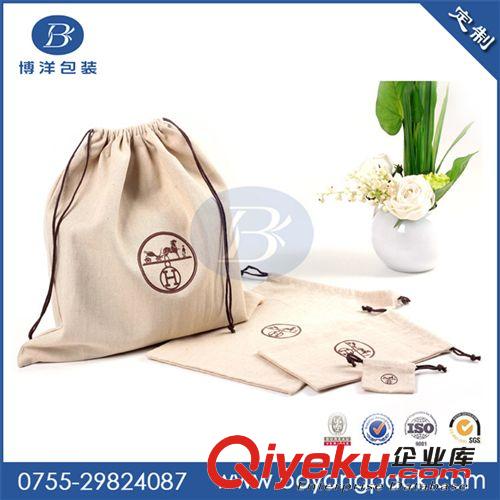 深圳博洋生產(chǎn)廠家大量銷售束口酒袋 棉布酒瓶袋定制 可加印logo