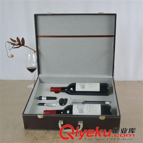 供應皮盒酒具套裝 紅酒酒箱配套套裝 葡萄酒酒具禮品