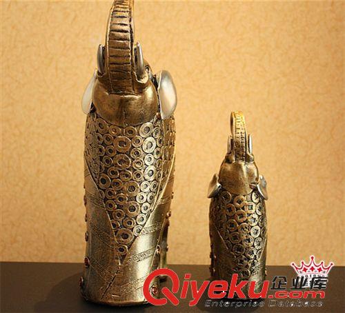 廠家直銷  樹脂大象禮品 工藝品擺件 樹脂創(chuàng)意家居禮品 FZ922原始圖片2