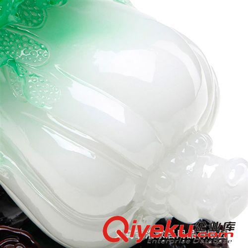廠家直銷 樹脂擺件 仿玉百財(cái)如意禮品 家居裝飾品FF213大號(hào)原始圖片2