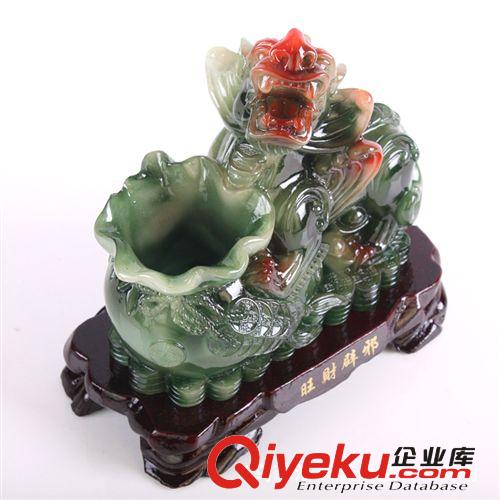 義烏貨源 wc辟邪筆筒 仿玉貔貅擺件 風(fēng)水裝飾品 FF139