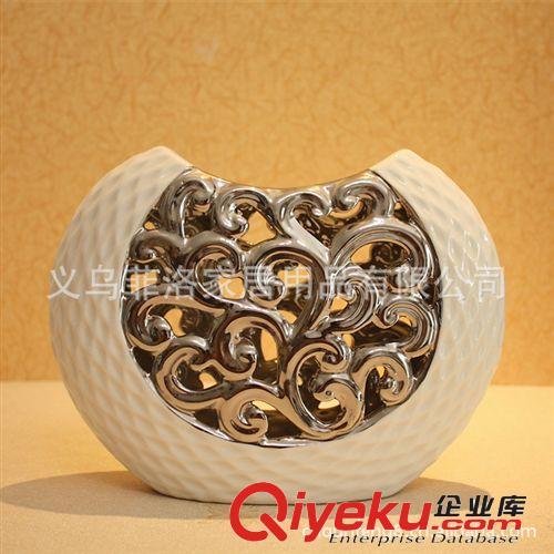 鏤空花瓶批發陶瓷工藝品|陶瓷工藝品廠家|潮州陶瓷工藝品XA503原始圖片2