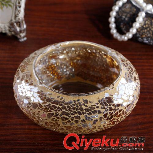 千萬現(xiàn)貨 歐式彩色馬賽克玻璃花瓶 家居擺件禮品批發(fā) BB404