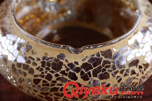 義烏貨源 歐式彩色貼片馬賽克玻璃花瓶 商務(wù)禮品批發(fā) BB408原始圖片3