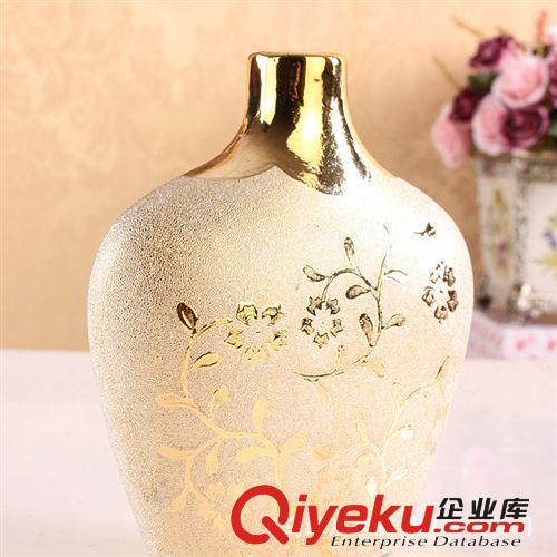 熱爆！景德鎮(zhèn)陶瓷工藝花瓶 商務(wù)擺件 家居裝飾品 材質(zhì)禮品XB357原始圖片2
