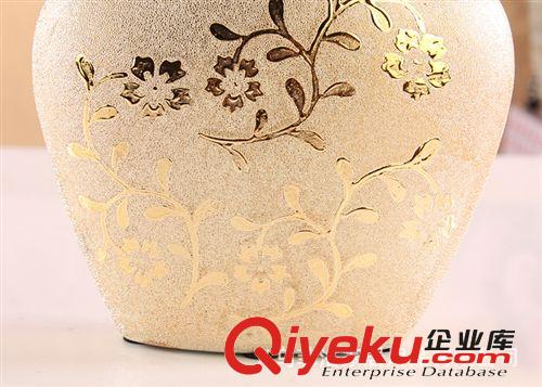 熱爆！景德鎮(zhèn)陶瓷工藝花瓶 商務(wù)擺件 家居裝飾品 材質(zhì)禮品XB357原始圖片3