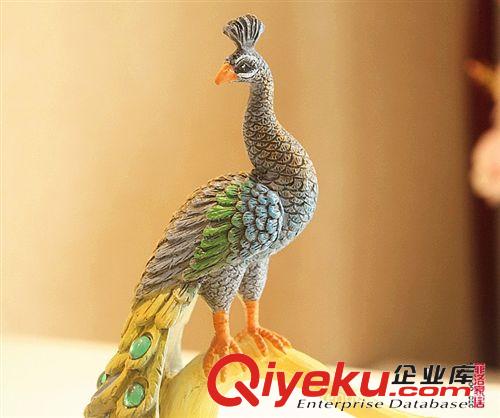 廠家直銷 家居飾品 樹脂工藝禮品 孔雀煙灰缸 創(chuàng)意送禮佳品XA408