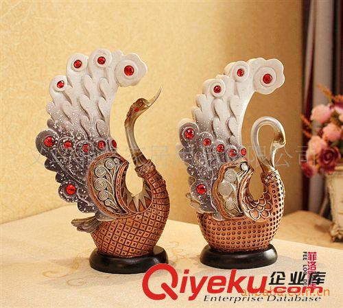 廠家直銷 婚慶禮品 樹(shù)脂工藝品擺設(shè) 創(chuàng)意天鵝婚慶禮品批發(fā)FZ957