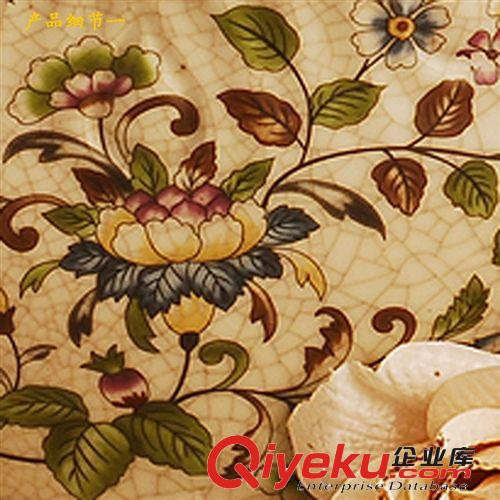 產地陶瓷擺件 歐式仿古家居飾品14寸紙盒包裝花瓶原始圖片2