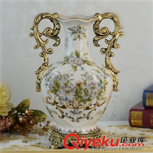 溫“心”陶瓷花瓶家居擺飾 歐式復(fù)古喬遷婚慶 結(jié)婚周年記念玫瑰瓶原始圖片2