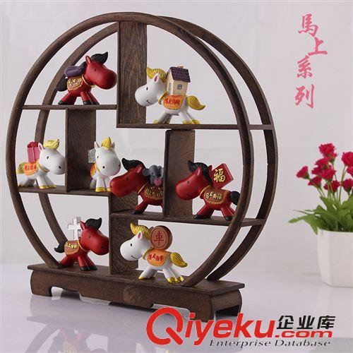 大禹家喜樹脂工藝禮品家居飾品創意禮物馬上有禮樹脂擺件DY9183原始圖片2