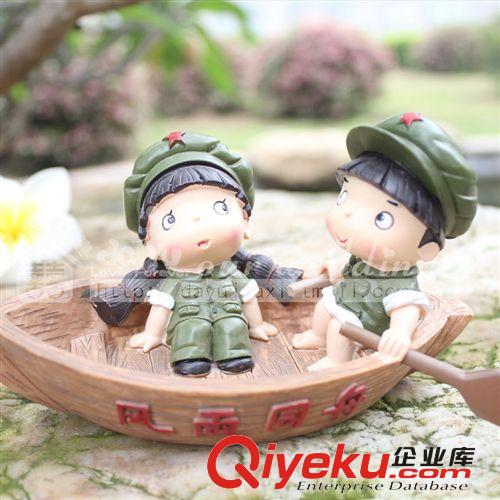 大禹家喜婚慶禮品家居裝飾品樹脂工藝品革命愛情八榮八恥擺件9423