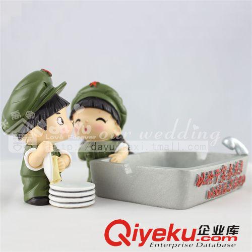 大禹家喜婚慶禮品家居裝飾品樹脂工藝品革命愛情八榮八恥擺件9423原始圖片3