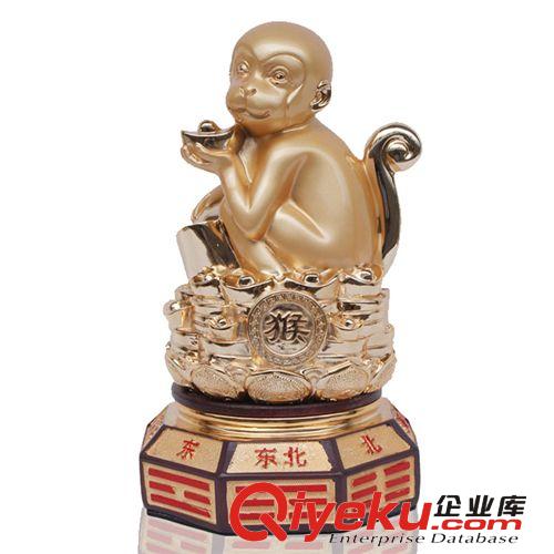 廠家直銷鍍金樹脂工藝品擺件鎮(zhèn)宅辟邪居家風(fēng)水?dāng)[件八卦生肖羊批發(fā)