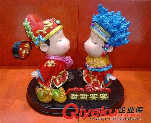 創(chuàng)意婚慶陶瓷娃娃裝飾擺件 送女生禮物 結(jié)婚送禮品 婚慶公司擺設(shè)