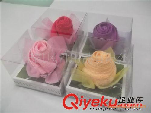 玫瑰花超細纖維造型毛巾,創意蛋糕毛巾,婚慶情人節禮品,新奇特原始圖片3