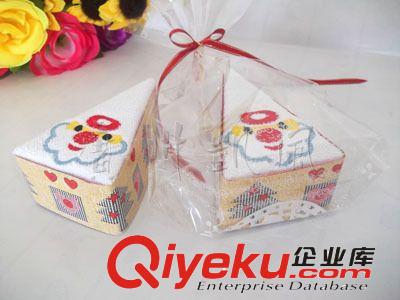 情侶牛動物造型蛋糕毛巾/創意時尚生活日用品/情人節圣誕婚慶禮品